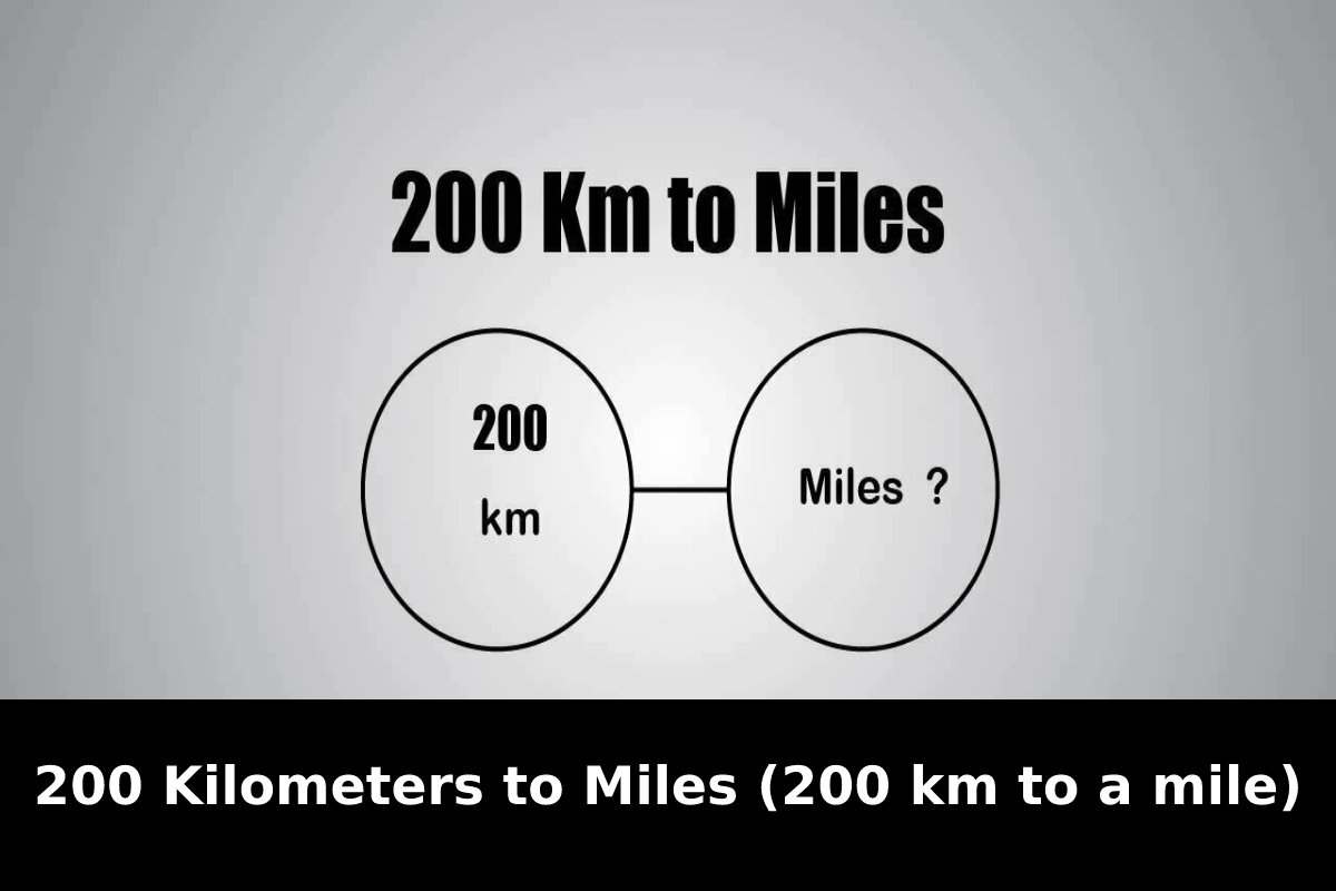 200 Kilometers to Miles (200 km to a mile)