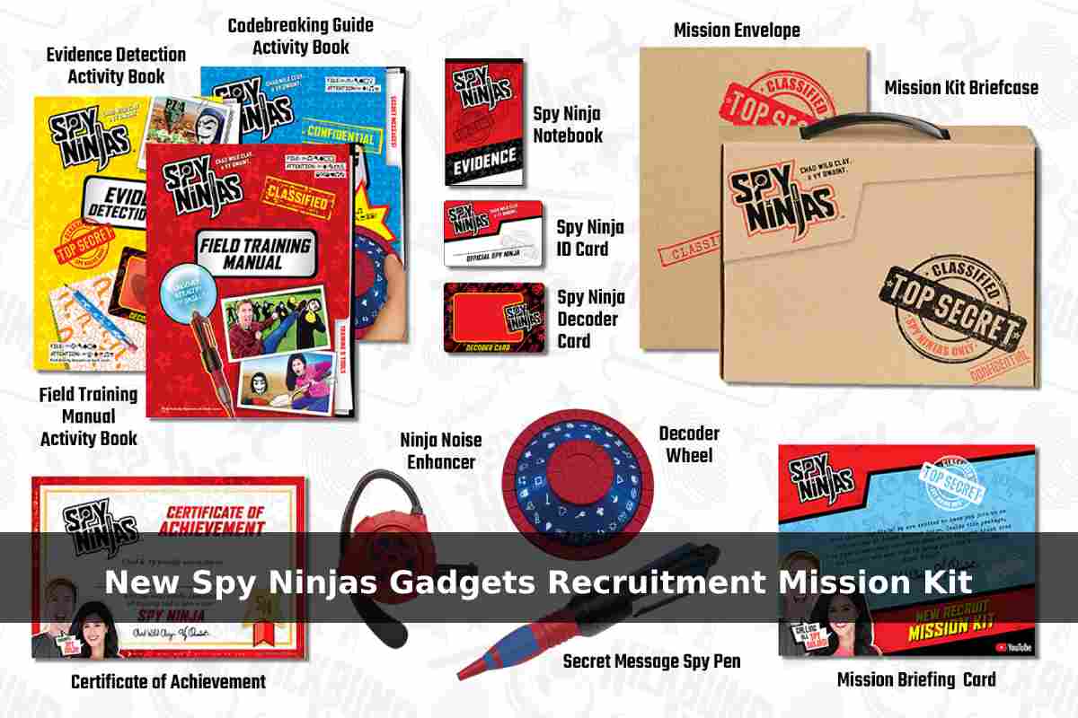 New Spy Ninjas Gadgets Recruitment Mission Kit